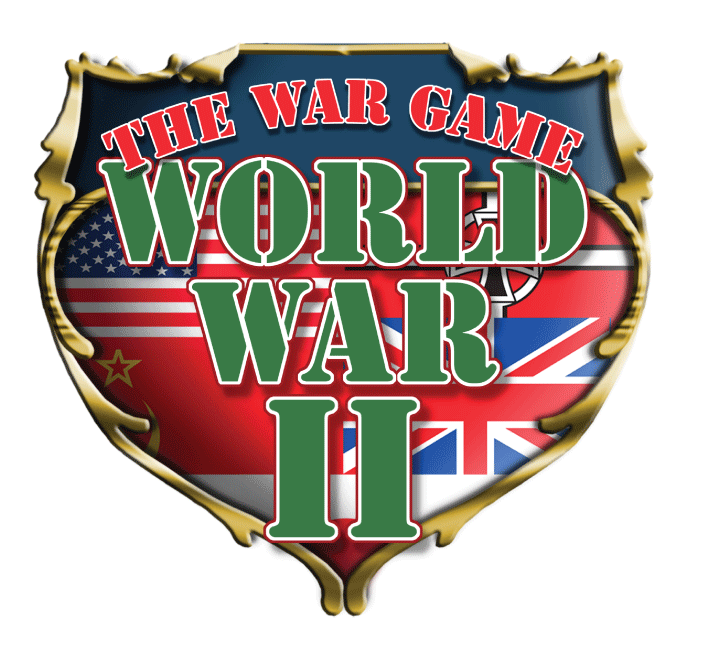 world war logo. The War Game: WORLD WAR II